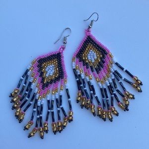 Western Bead Earrings Wyoming